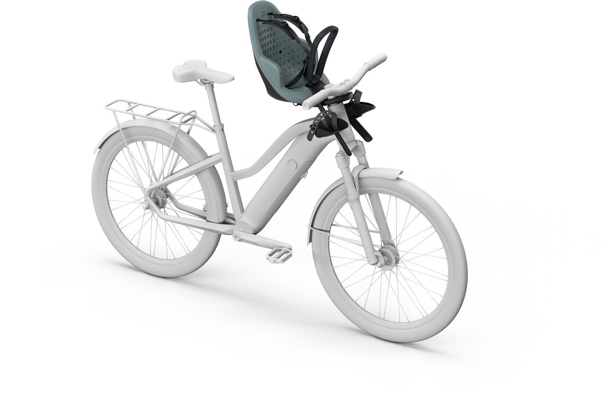 Thule Yepp 2 mini - fietsstoeltje - Mid Blue thumbnail 4