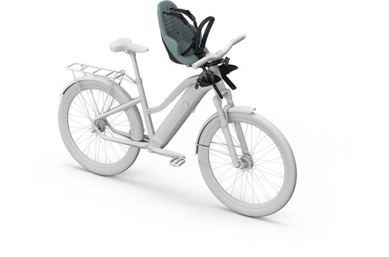 Thule Yepp 2 mini - fietsstoeltje - voorzitje - Mid Blue van Thule — afbeelding 4