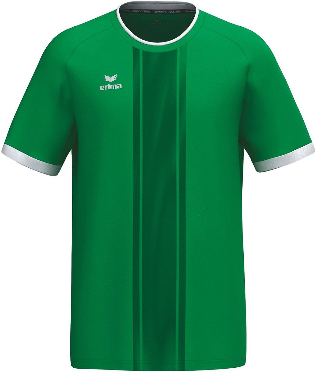 Erima Libero 125 Shirt Korte Mouw Heren - Smaragd | Maat: M