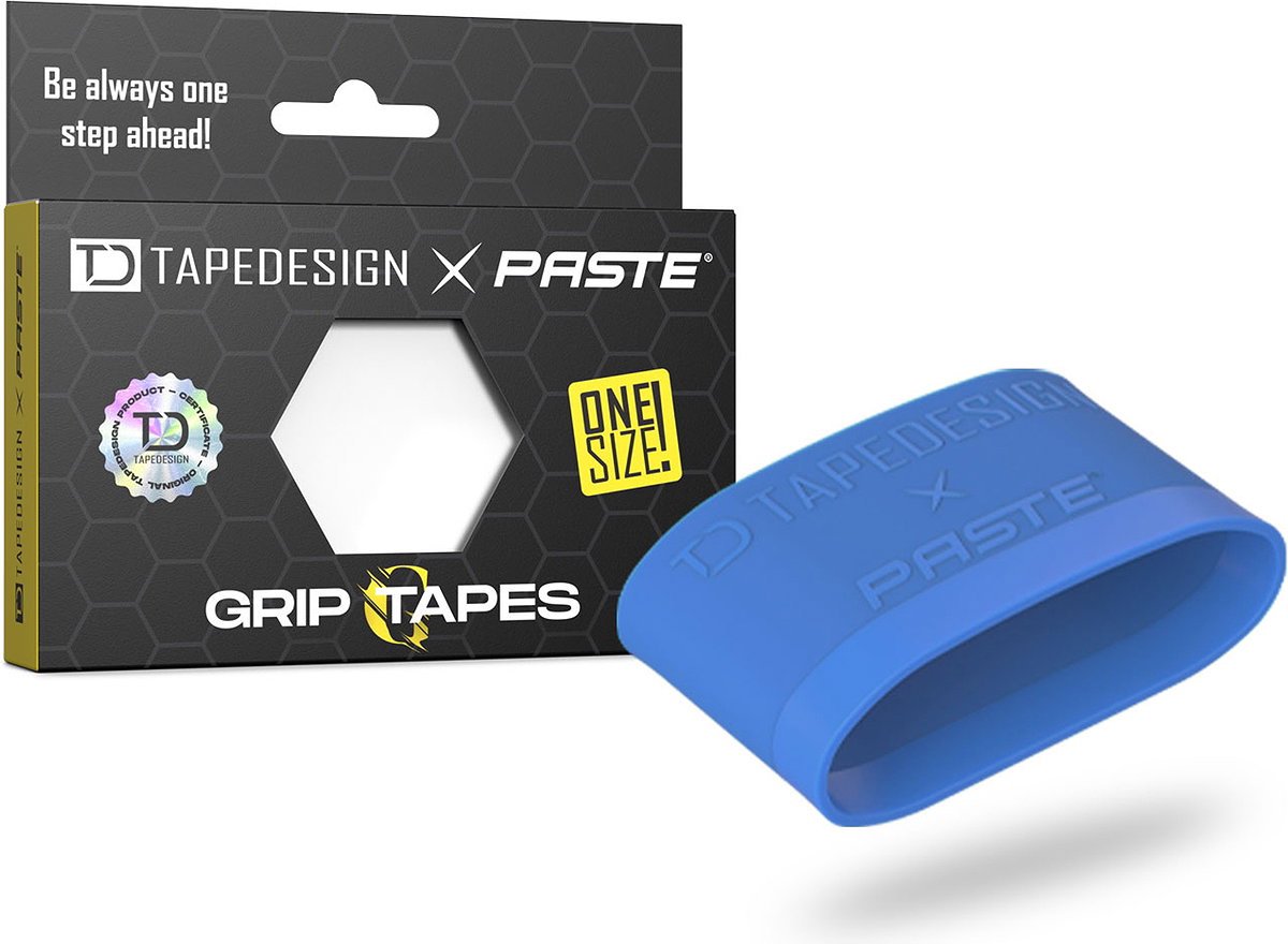 Tapedesign X Paste® – Grip Tapes Scheenbeschermerhouder - Royal | Maat: ONE SIZE