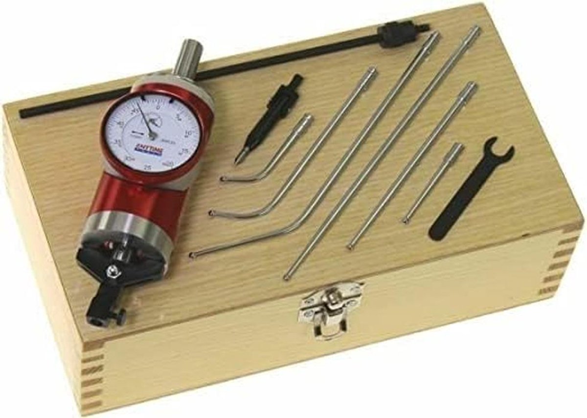 Meetklok Centreerindicator - Meetinstrument Hefboommeter - Mechanische Boringmeting - 0-3mm Bereik Nauwkeurig - 0.01mm Graduatie