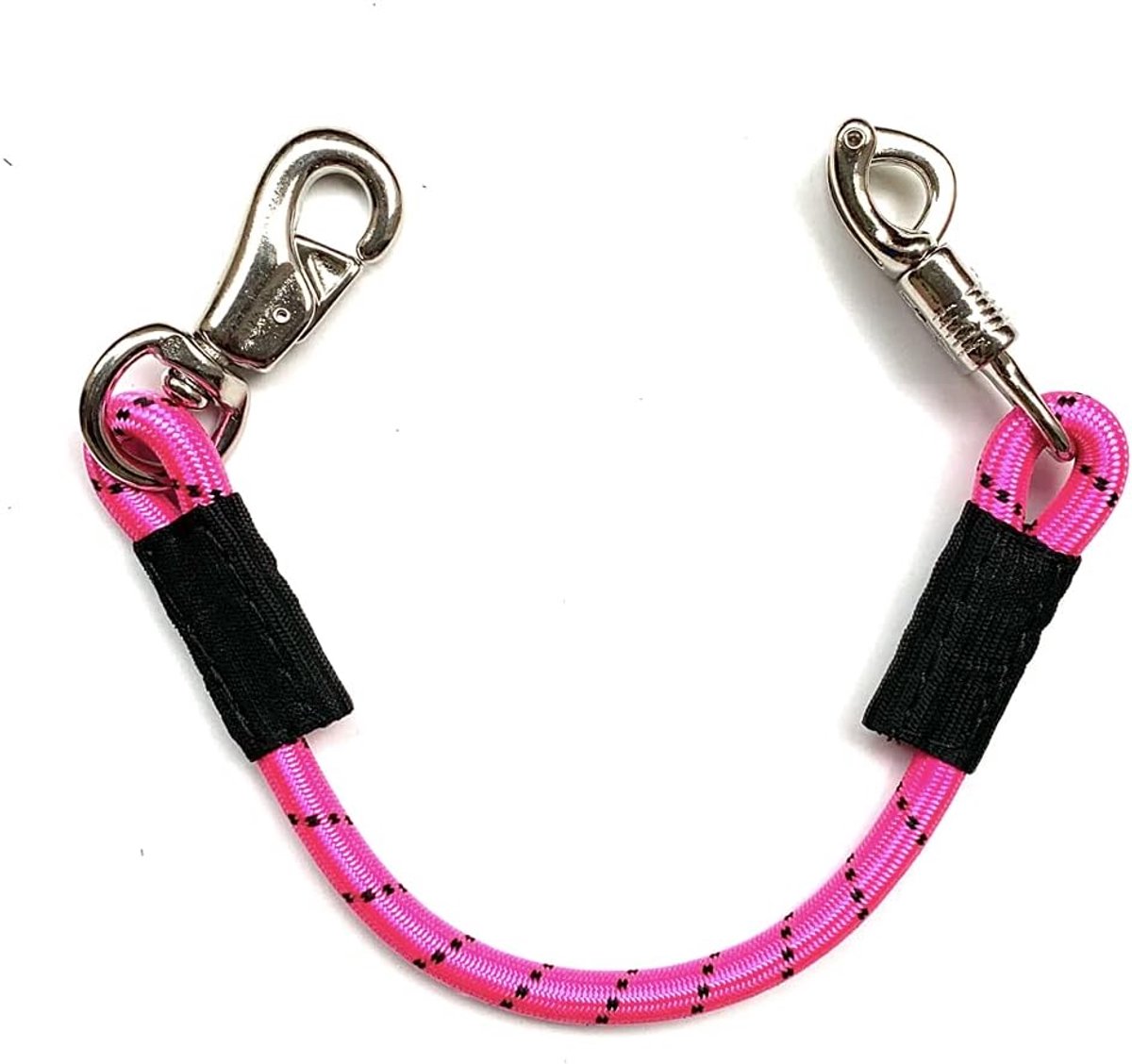 Elastische Spanset - Paarden Hanger - Stabiel Gebruik - Met Paniekhaak - 80 cm - Roze