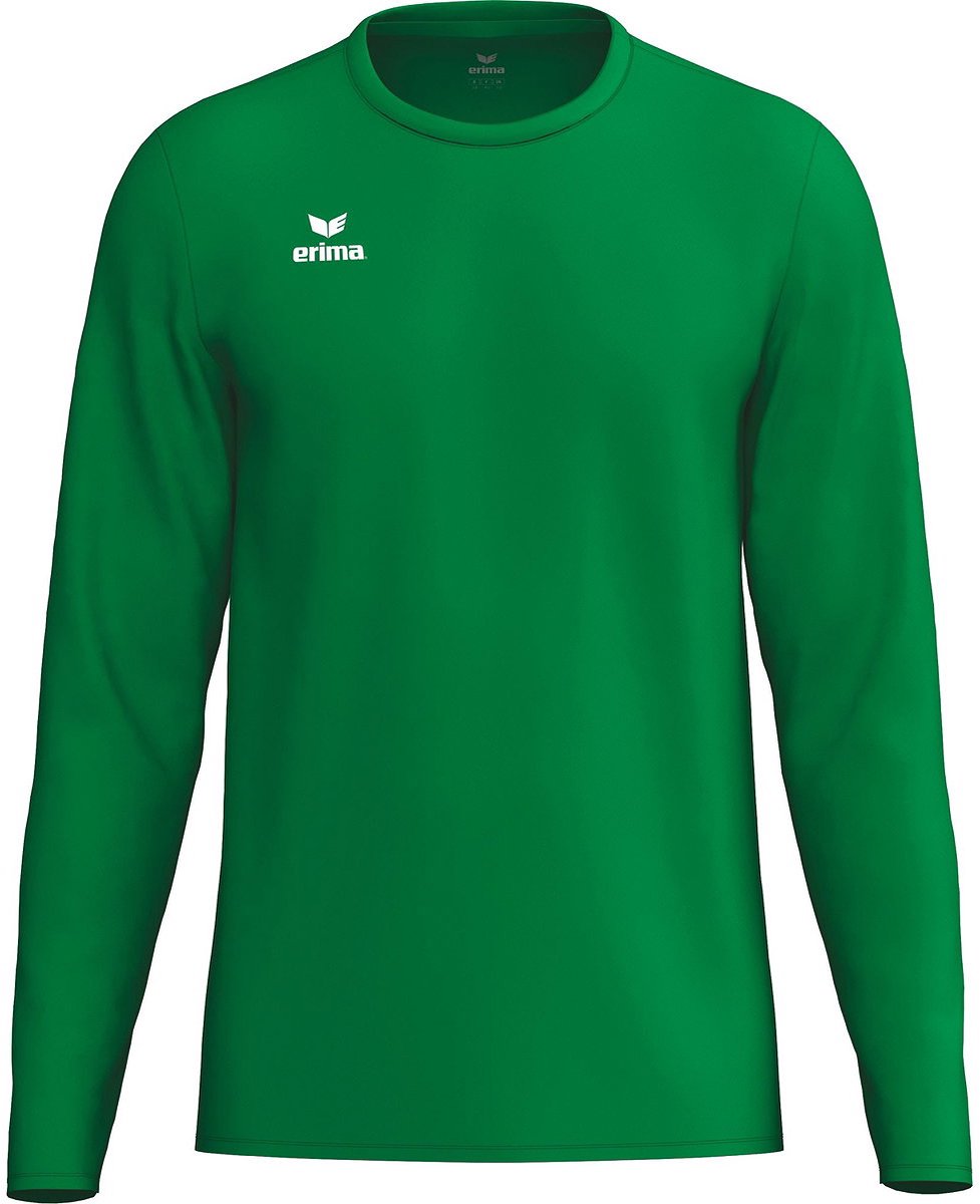 Erima Intro Voetbalshirt Lange Mouw Kinderen - Smaragd | Maat: 116