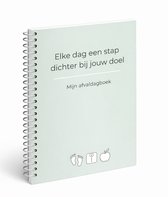 Afvaldagboek / eetdagboek + gewicht tracker + stappentracker - 24 weken - weekplanner - invuldagboek - A5 formaat