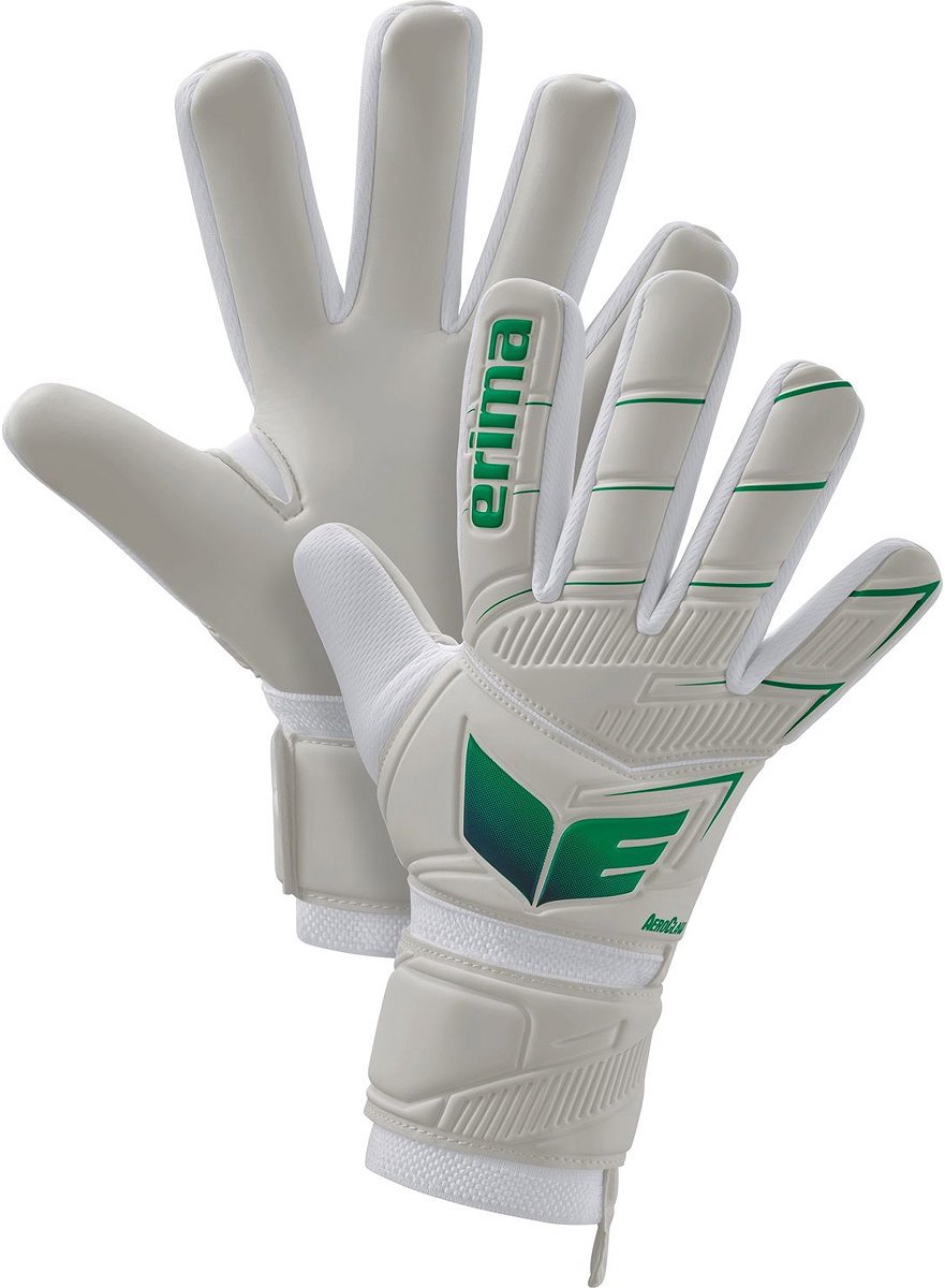 Erima Aeroclaw New Talent Keepershandschoenen Kinderen - Wit / Columbia | Maat: 3