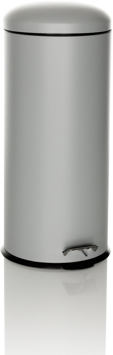 Afvalbak/pedaalemmer CLEAN VIII 30 l staal grijs hjh OFFICE