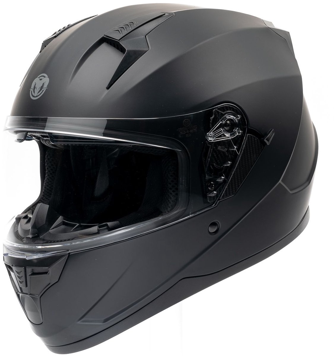 MOTOBLOUZ TEXEL EVO Integraalhelm - ECE 22.06 gekeurde Helm Scooter, Motor & Brommer - Heren & Dames - Zwarte mat - M