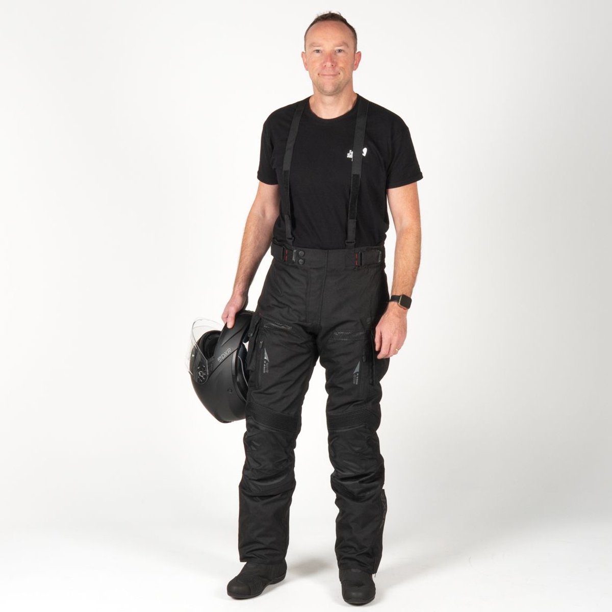 DXR Motorbroek - Roadtrip Pant - Zwart - M – foto 7