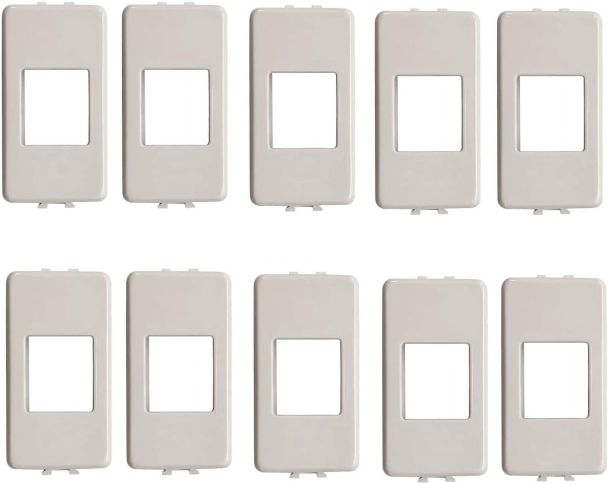 Keystone Inzetstuk - RJ45 Module - Netwerk Installatie - Twee Poorten - Standaard Formaat - Wit