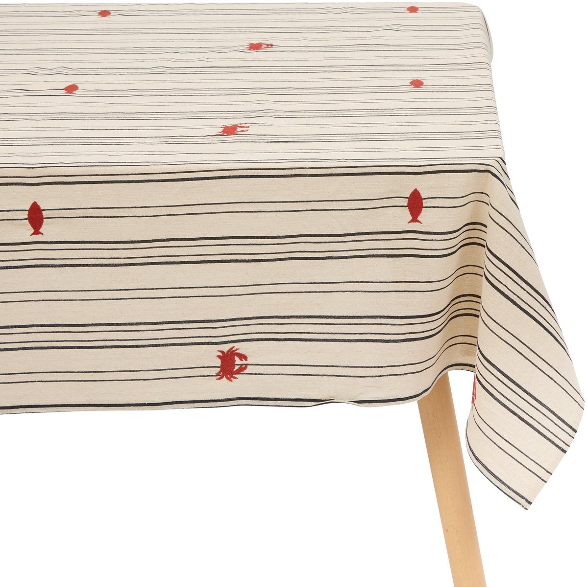 Atmosphera Tafelkleed Océania Gestreept - Katoen - 150x250cm - Multi