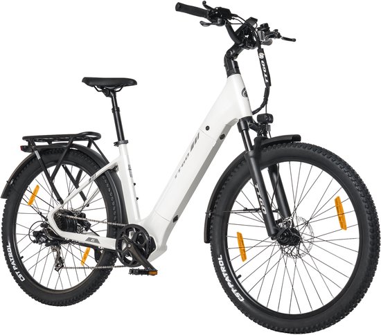 TTGO Z3 E-bike - 25 km/u - 27.5inch - 120km actieradius - 250W motor - 48V 15Ah accu - 70NM - wit van TTGO — afbeelding 2