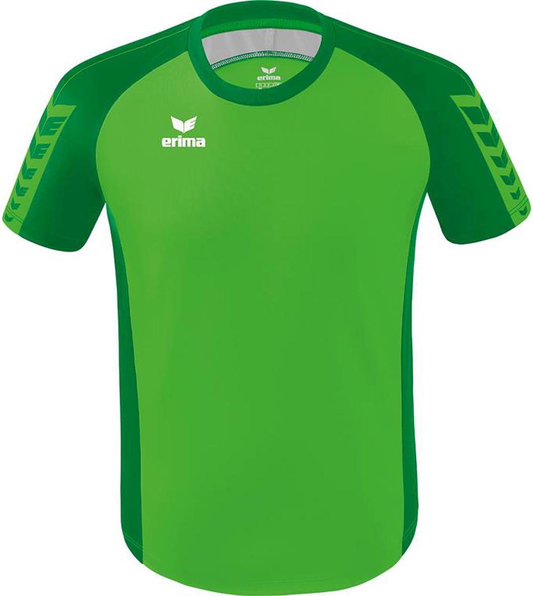 Erima Six Wings Shirt Korte Mouw Heren - Green / Smaragd | Maat: S