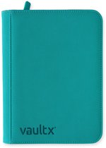 Vault X 4-Pocket Exo-Tec® Zip Binder - Verzamelmap - 160 Kaarten/Blauwgroen