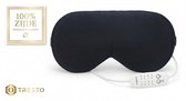 TRESTO - Oogmasker – Verwarmd & Elektrisch – 4 Warmtestanden – Voor Wallen en Droge Ogen – Zwart