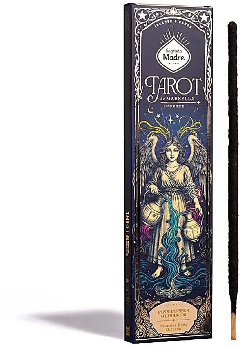 Sagrada Madre Natuurlijke wierook Tarot de Marsella Pink Pepper Frankincense