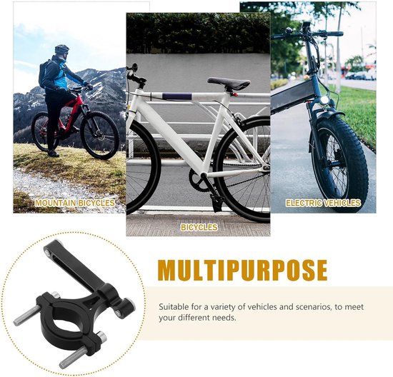Fleshouder Adapter voor Fiets - Aluminium Legering - Universele Bevestiging voor Mountainbike & Racefiets - Fietsaccessoire voor Hydratatie — afbeelding 4