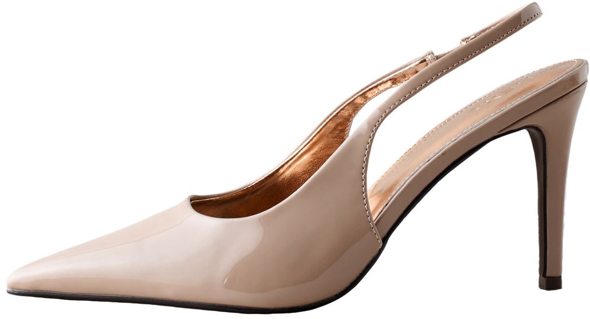 Next - Dames - Slingbacks met puntige neus - Huidkleur