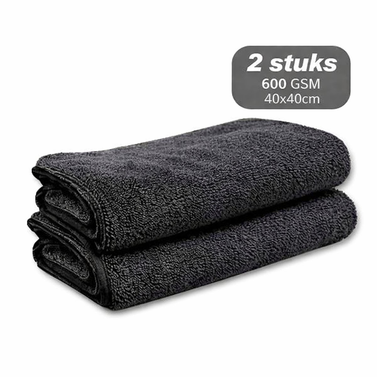 Liviahome 2 stuks-40x40-Hoge kwaliteit- Badkamer droogdoek-herbruikbare microvezel schoonmaakdoeken - Absorbeert tot 800 ml water- Sneldrogende doeken streeploos en kalkvrij - Multifunctionele microvezeldoek schoonmaken van badkamer, auto en spiegels