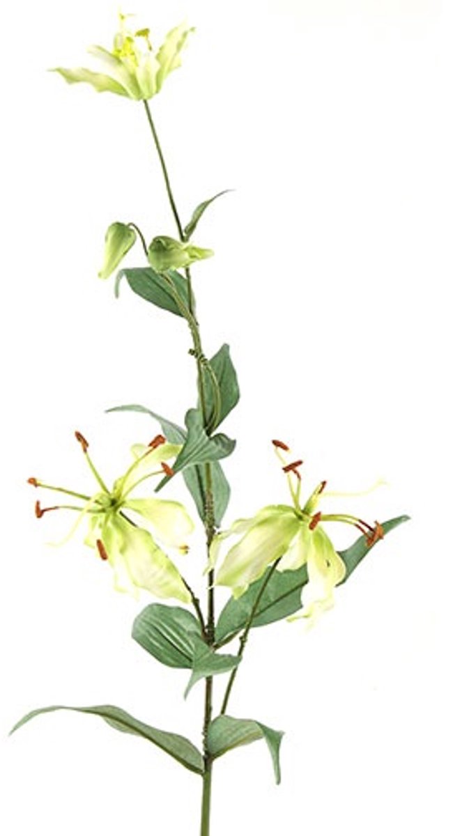 Countryfield Kunstbloem Gloriosa lime
