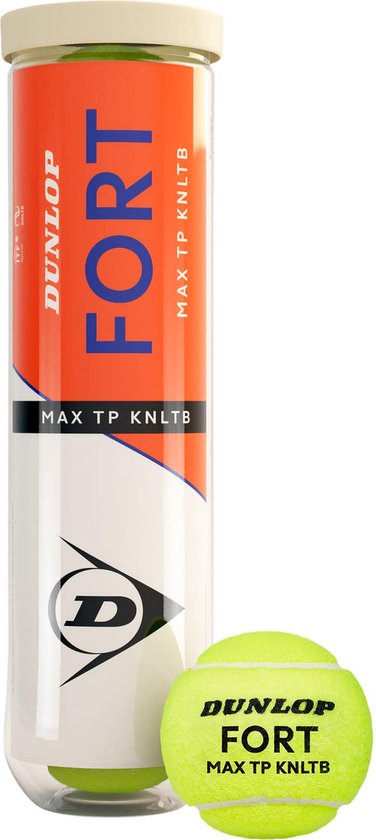 Foto: Dunlop fort max tp knltb geel 4 stuks