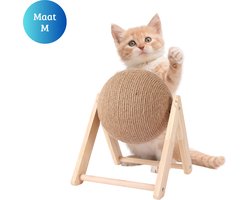 Janse® Katten krab bal M - Katten speelgoed - Krabmeubel - Kattenkrabpaal - Krabplank - Krabbal - Kattenspeeltjes - Krabbol - Katten cadeau - Scratch toy