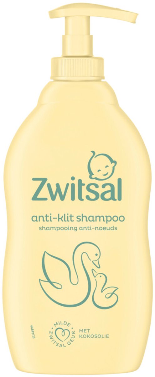 Zwitsal Shampoo Pomp - Anti-Klit 3 x 400 ml - Voordeelverpakking van Merkloos — afbeelding 2