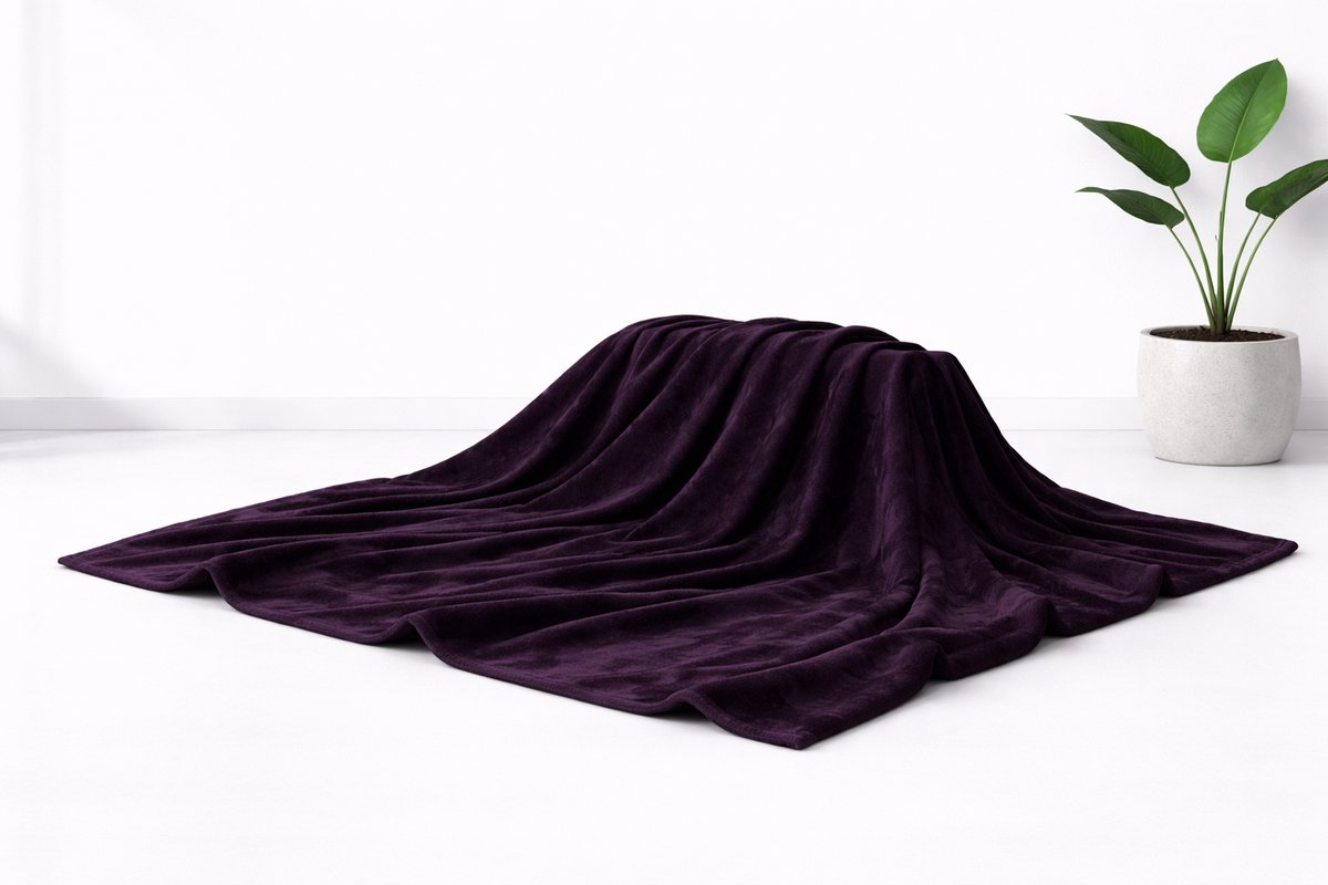 Fleece Deken 150 x 240 cm Zacht, Warm, Zachte Deken Voor Bed Sofa Bank Woondecoratie, bruin