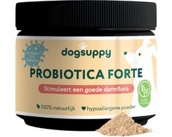 Probiotica Forte Poeder - Ondersteunt Darmflora & Spijsvertering - 100% Natuurlijk - 30 schepjes - bij Slappe of Harde Ontlasting, Gras Eten & Gevoelige Darmen - Hypoallergene mix van Pro, Pre-, Para- & Postbiotica voor Darmflora en Spijsvertering