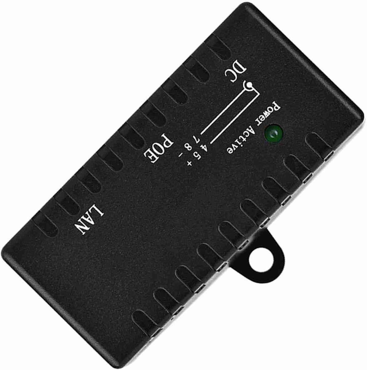 POE Splitter Adapter - Ethernet Injector - LAN Netwerk - Duurzame ABS Constructie - 58 x 21 x 28 mm