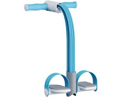 Fitness Pedaal - Spanningstrainer Buiktrainer - Thuis Fitness - Multifunctioneel Ontwerp - 55 cm Lengte - Blauw