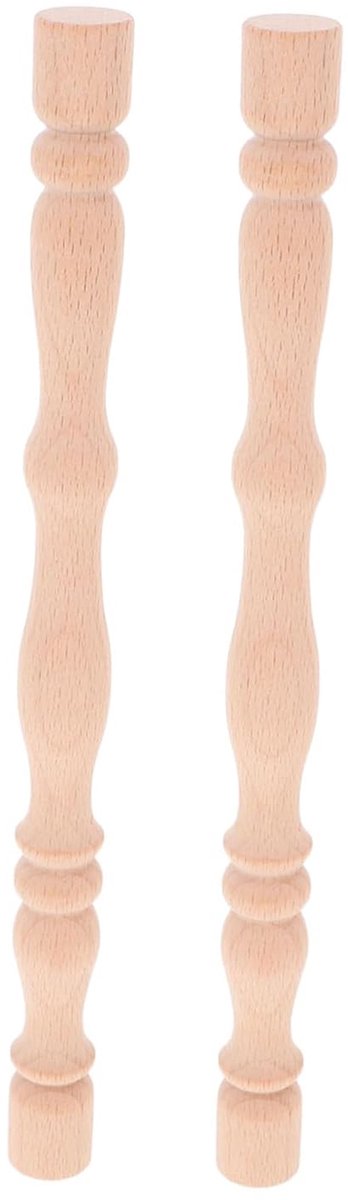 Houten Zuilen - Romeinse Zuilen - Interieur Decoratie - Massief Hout - 26.60 x 2.00 x 2.00 CM - Kaki