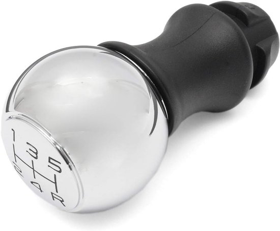 Schakelpook Aluminium - Sport Pookknop - Auto Interieur - 5 Versnellingen - 100mm Hoog - Zilver — afbeelding 5