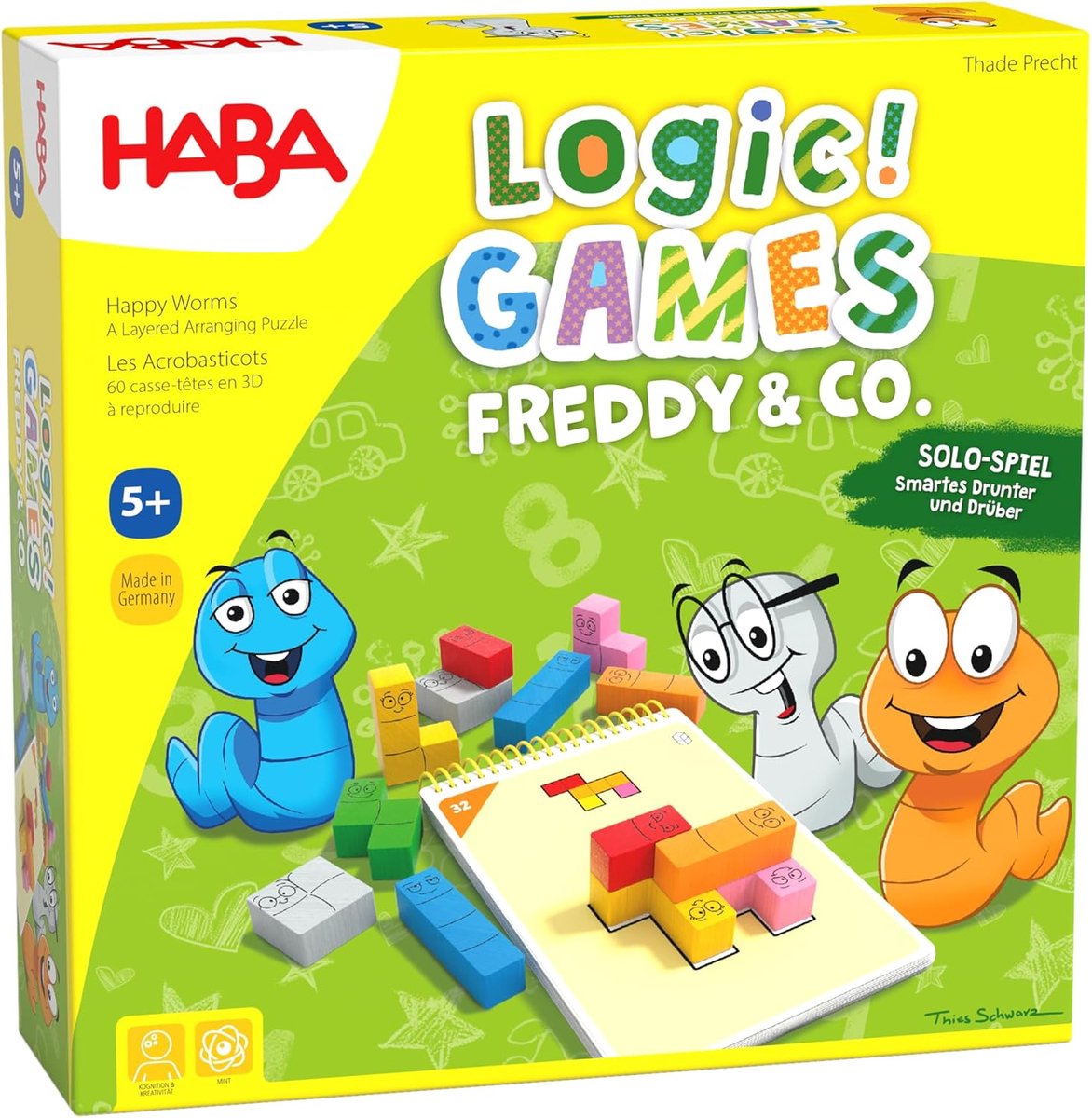 Logische Spelletjes - Puzzel Spel - Hersentraining - Compact formaat - 26.5cm x 7cm - Meerkleurig
