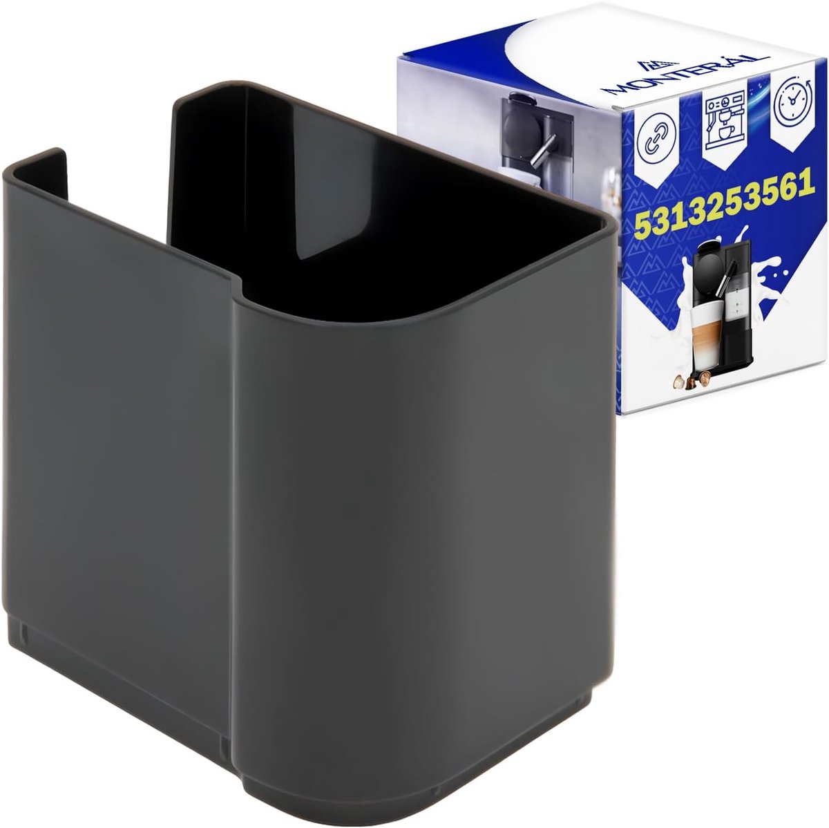 Capsulehouder Koffie Opbergrek Koffiezetapparaat Ruimtebesparend Ontwerp 135 x 11 x 9 cm Lichtgrijs