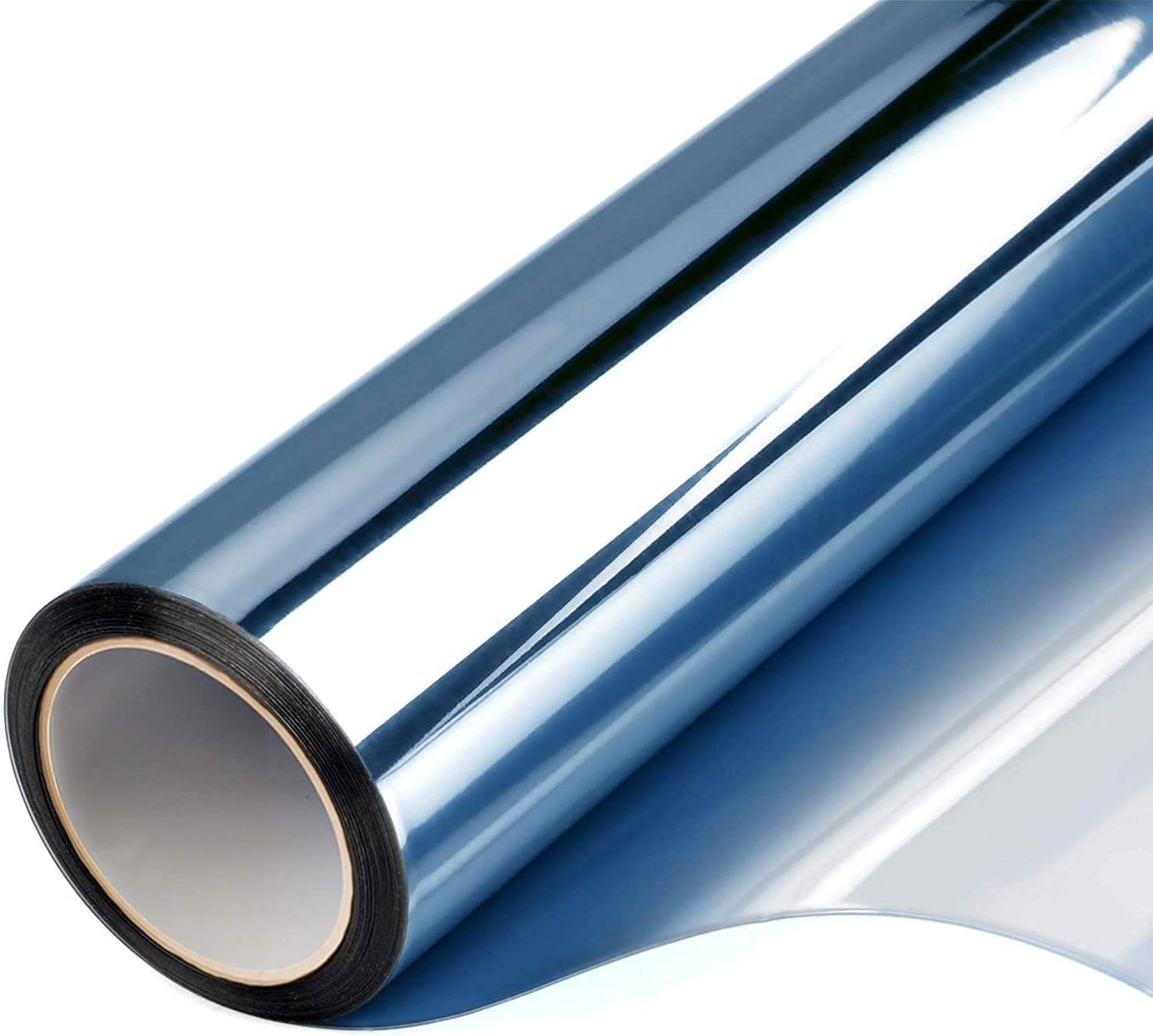 Raamfolie Zilver Zwart - Privacyfolie Glasfolie - Zonwerend Privacy - One Way Vision Effec