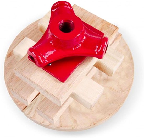 Fruitpers Mand - Druivenpers Appelpers - Zelf Sap Maken - Houten Mand 18L — afbeelding 4
