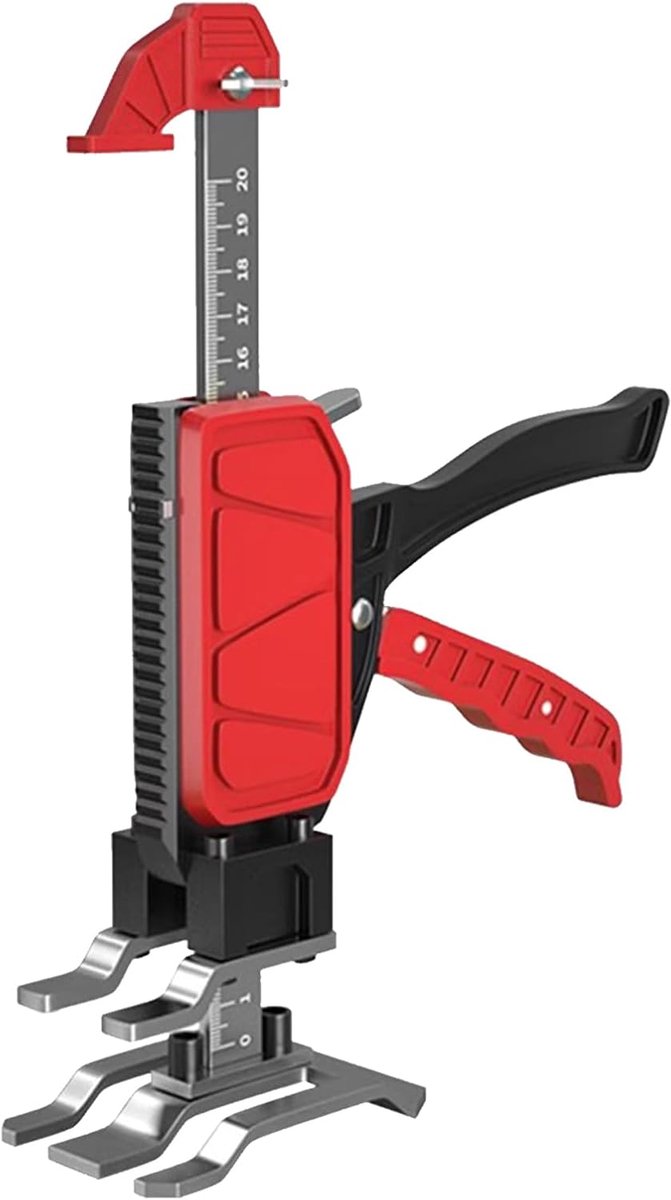 Hefboom Heftoestel - Apparaatkrik Meubelheffer - Hoogte Verstellen - 200kg Draagkracht - 0-82mm Hefbereik