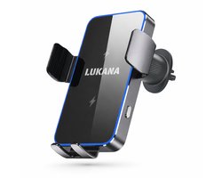 Lukana S-2912 - Telefoonhouders Auto Draadloze Oplader - 15W QI - Automatische Klem - Telefoonhouder MagSafe - Magsafe Autohouder - GSM Houder - Telefoonhouder Auto Oplader