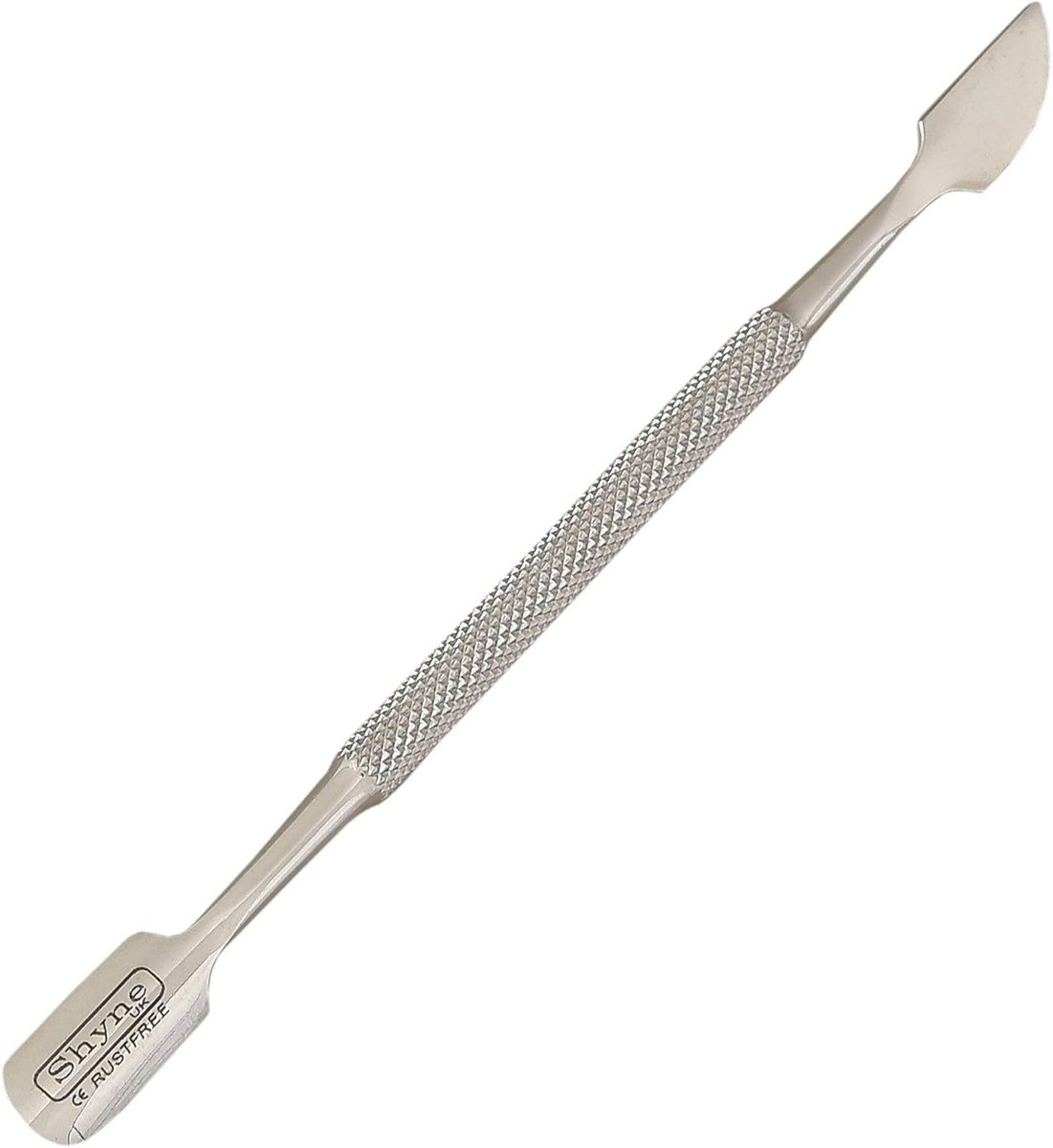 Nagel Duwer Lepel - Nagel Verzorging - Manicure Nagelreiniger - Gebogen Lepel Blad - Zilver