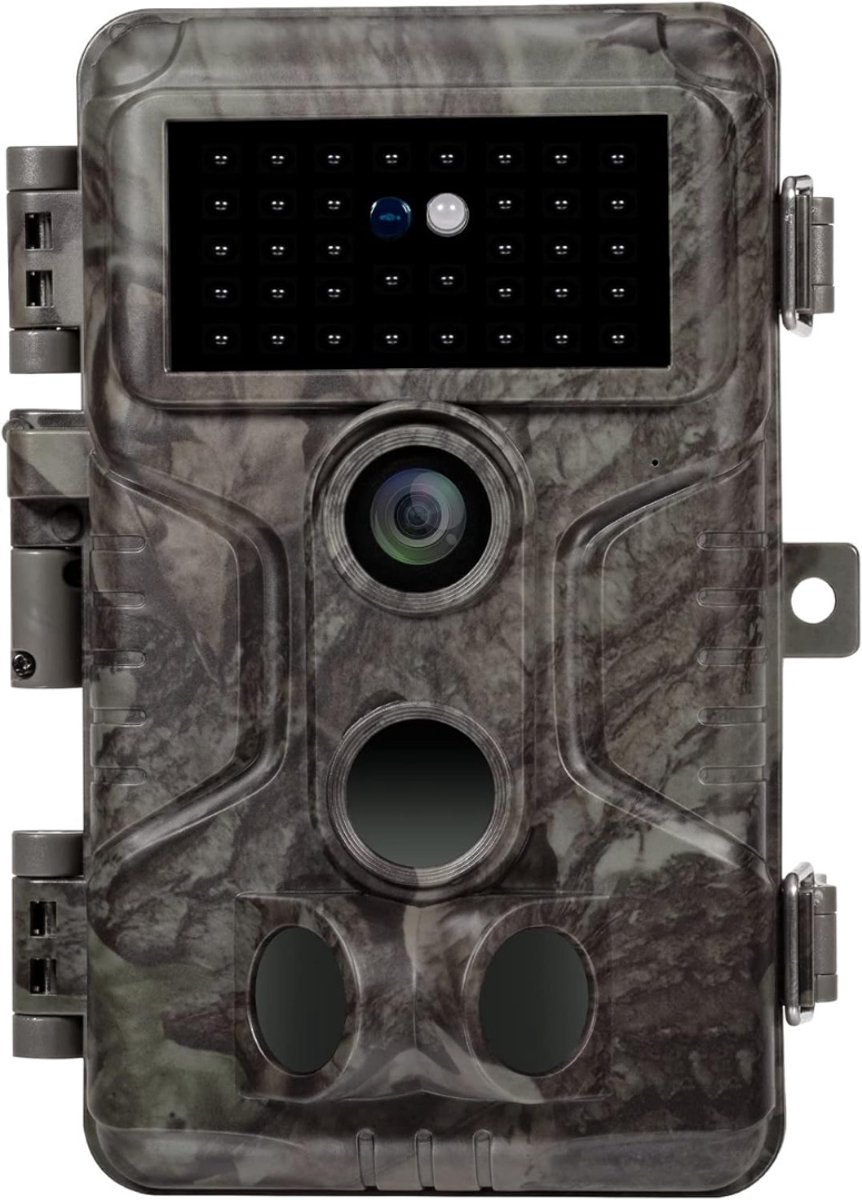 SVN® Wildcamera met Nachtzicht – Buitencamera - Wildcamera voor Buiten –Camouflage- ‎‎18cm x 12cm x 8cm