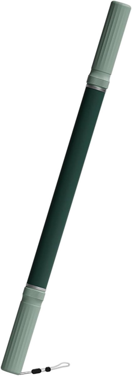 Yoga Pilates Stok - Lichaamsontspanning Hulpmiddel - Spierherstel Training - Duurzame Titaankern - 57.5 cm - Zwart