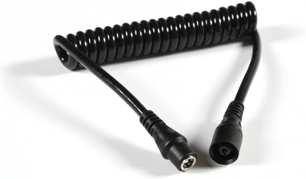 Verlengsnoer Spiraal - Flexibele Kabel - Extra Bereik - Hoge Wattage Capaciteit - 20x8x5cm Pakket