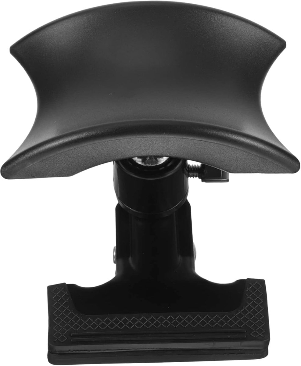 Koptelefoon Standaard - Headset Houder - Bureau Organisatie - Klem Bevestiging - 11.5cm Hoog - Zwart
