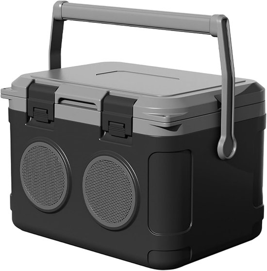 Geïsoleerde Koelbox - Grote Ijsbox - Outdoor Activiteiten - Met Bluetooth Speaker - 21 Liter Capaciteit - Zwart — afbeelding 4