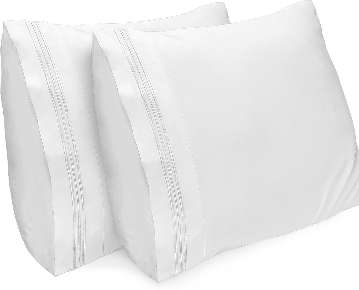 Satijnen Kussenslopen - Zachte Kussenslopen - Comfortabel Slapen - Envelopsluiting - 50x50