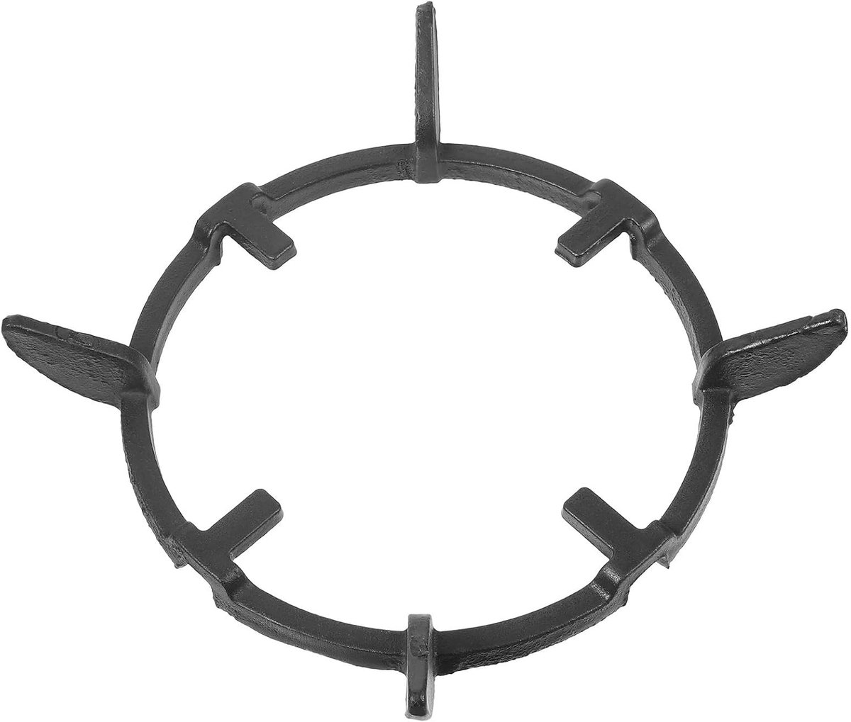 Kookstandaard Set - Pannenhouder - Stabiel Koken - Gietijzeren Constructie - 17x17x4 cm - Zwart