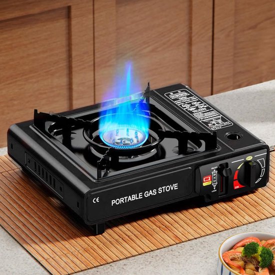 Draagbaar campingkooktoestel - Lichtgewicht draagbare brander, compacte 2-in-1 brander voor wandelen, picknick, grillen en outdoor-avonturen van Draagbaar — afbeelding 5