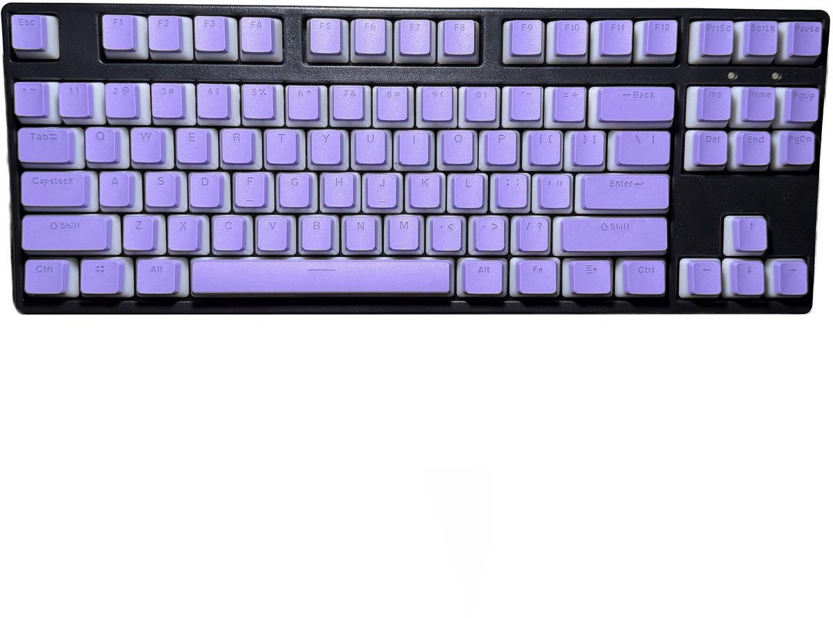 Paars Pudding Keycaps Set - OEM - PBT - Double Shot - 110 Keys