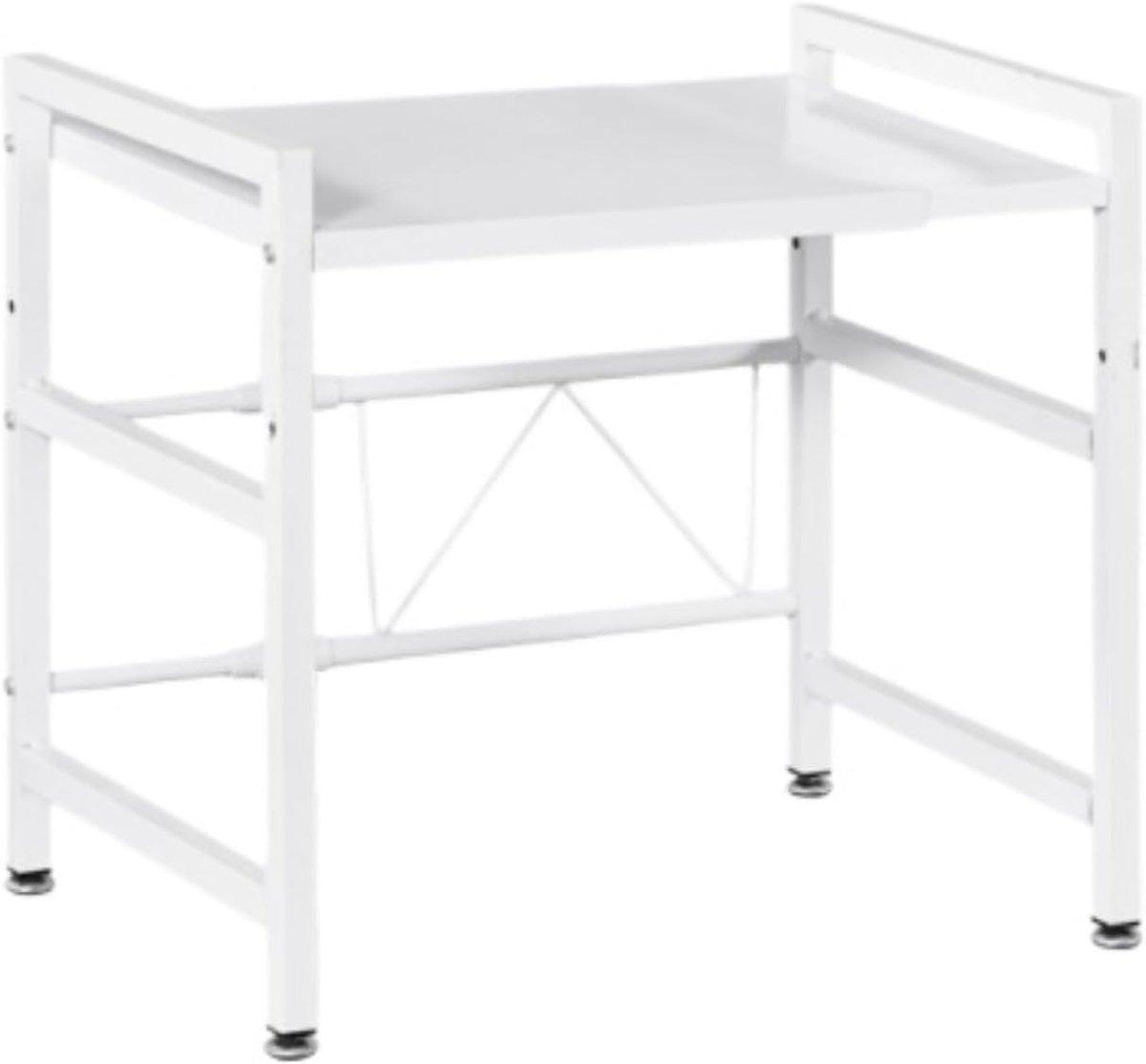 Magnetron Rek - Keuken Organizer - Aanrecht Opruimen - Uitbreidbaar Ontwerp - 46x36cm - Wit