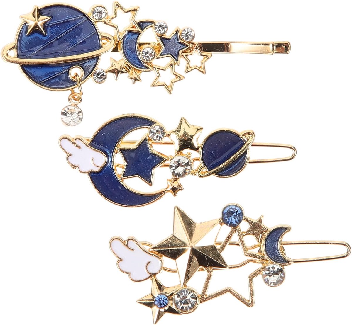 Geometrische Haarclips - Haaraccessoires Meisjes - Dagelijks Gebruik - Set van 3 - 55 x 23 cm